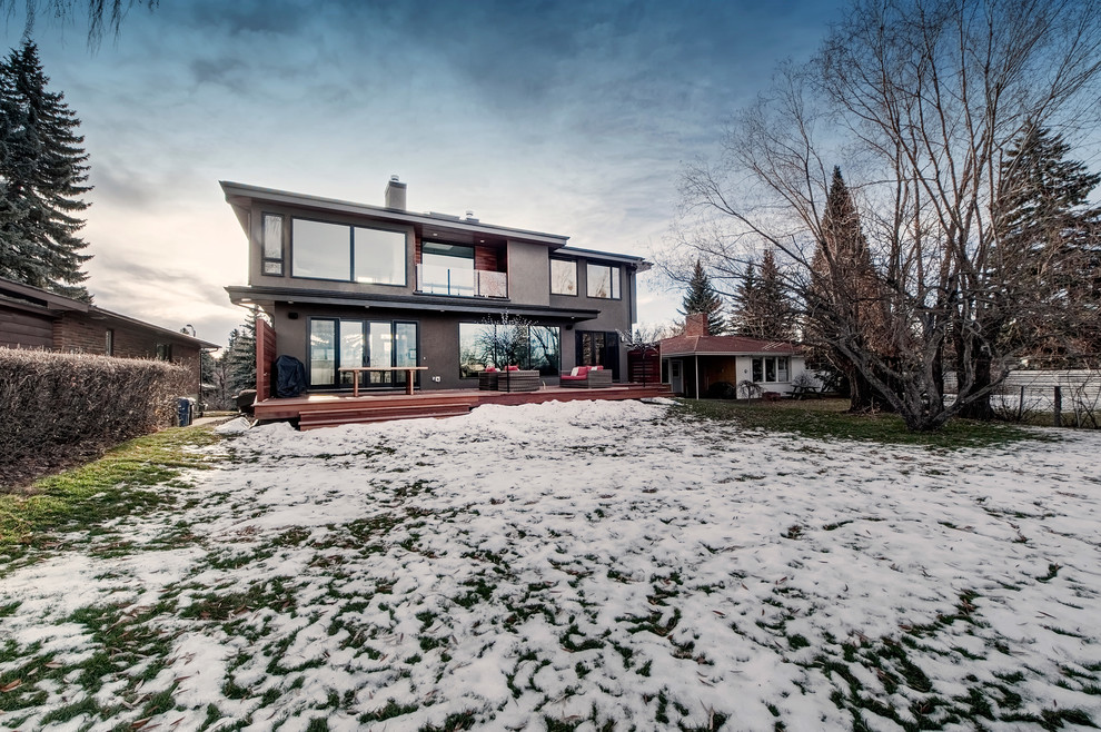Baywest Urban Living Stanley Park Calgary Custom Home Modern Exterior Calgary by