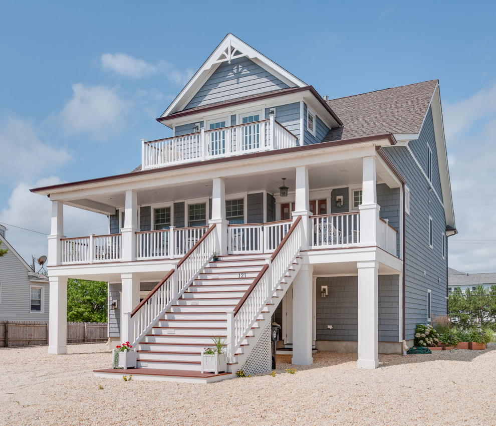 Beach House Beach Style Exterior New York by Atlantic Modular