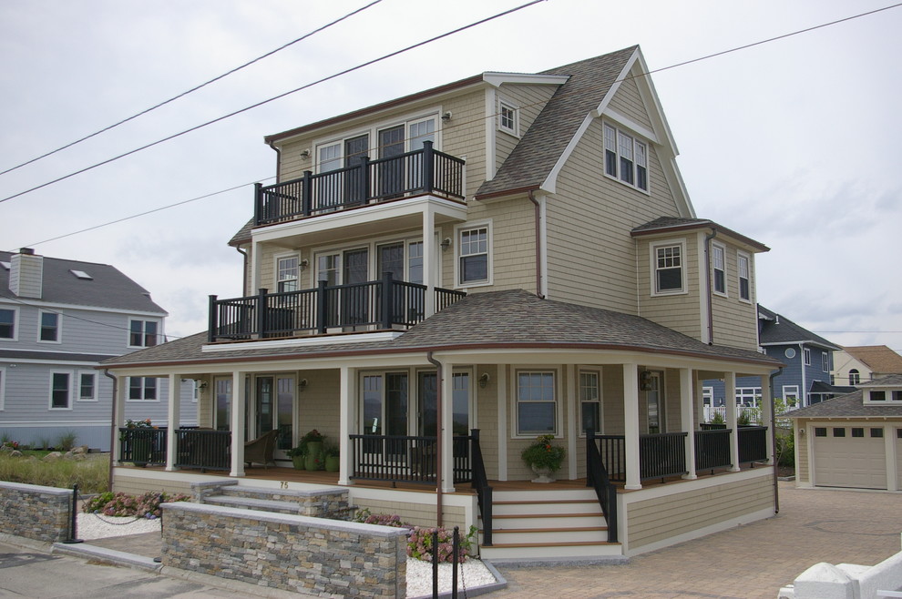 Beach house, Hull MA Beach Style Exterior Boston by Duxborough
