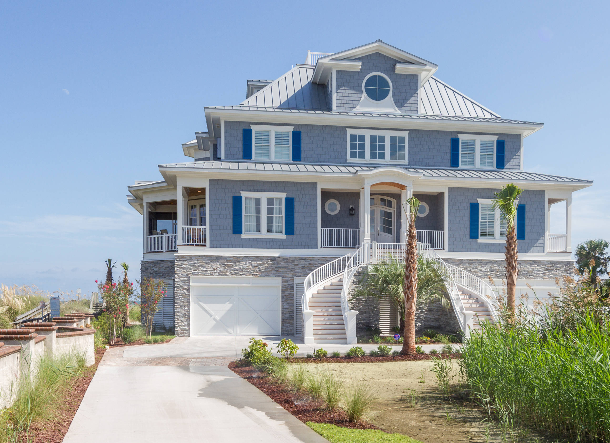 75 Blue Exterior Home with a Metal Roof Ideas You'll Love - November, 2022 | Houzz 75-blue-exterior-home-with-a-metal-roof-ideas-you-ll-love-november-2022-houzz