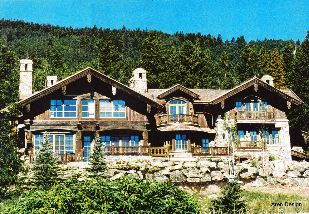 Beaver Creek Home by Aren Design Rustic Exterior Denver by