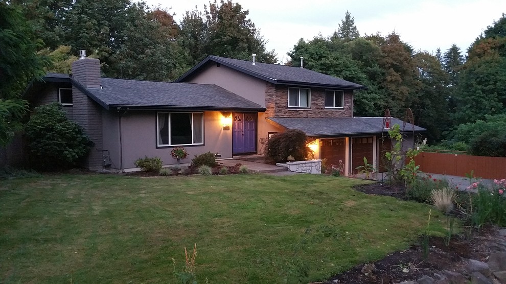 Before and After Renovation Marysville,WA Traditional Exterior