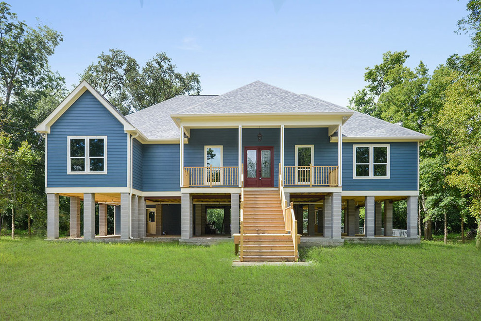 Belle Chasse New Construction Transitional Exterior New Orleans