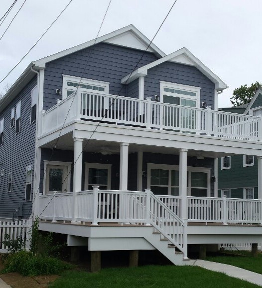 Belmar, New Jersey Beach Style Exterior New York by Pittenger