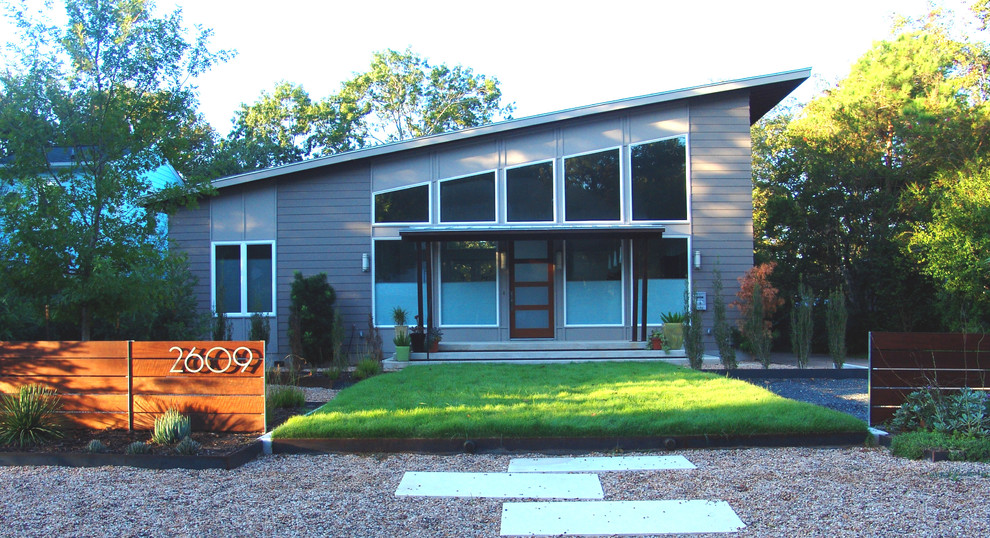 Bergeron House Contemporary Exterior Austin by Steve Zagorski, Architect Houzz