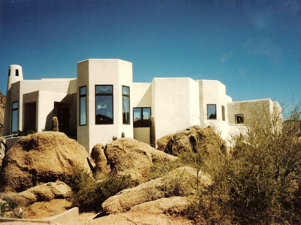 Immagine della facciata di una casa american style