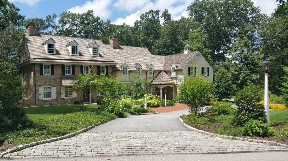 Berwyn Traditional Landscape Traditional Exterior Philadelphia by Earth Work Design Houzz