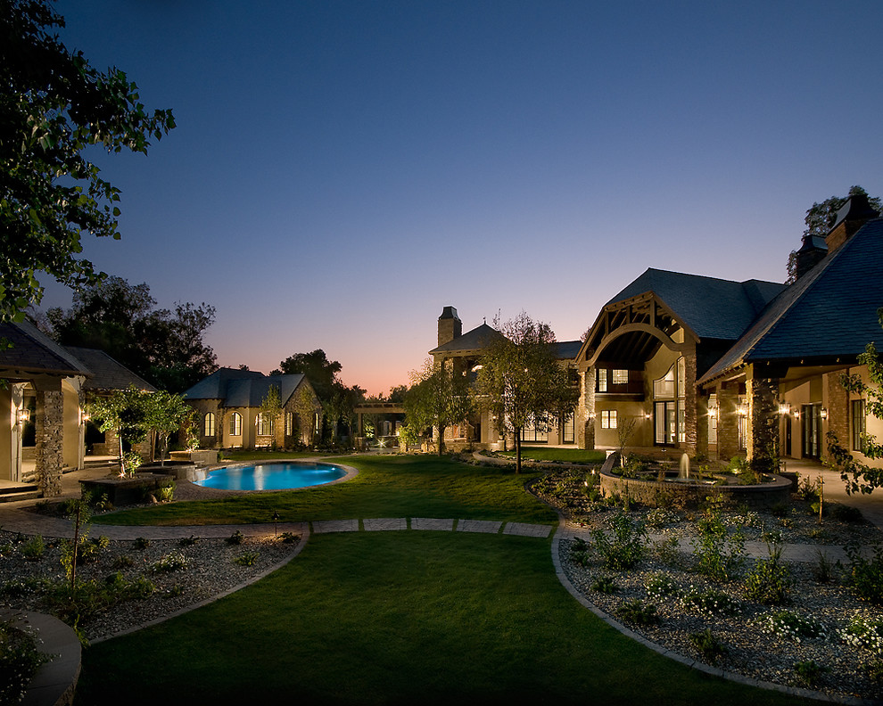 Biltmore Estate Mediterranean Exterior Phoenix by Calvis Wyant