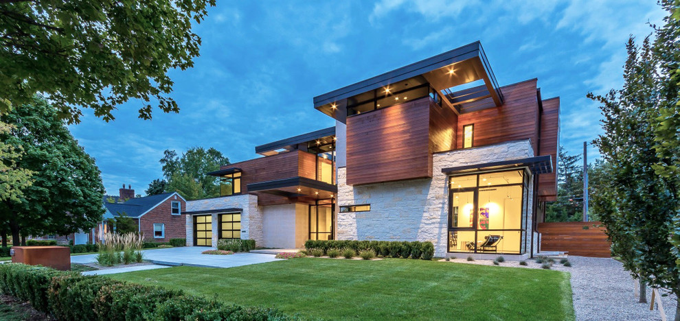 birmingham residence - Modern - Exterior - Detroit - by kevin akey ...