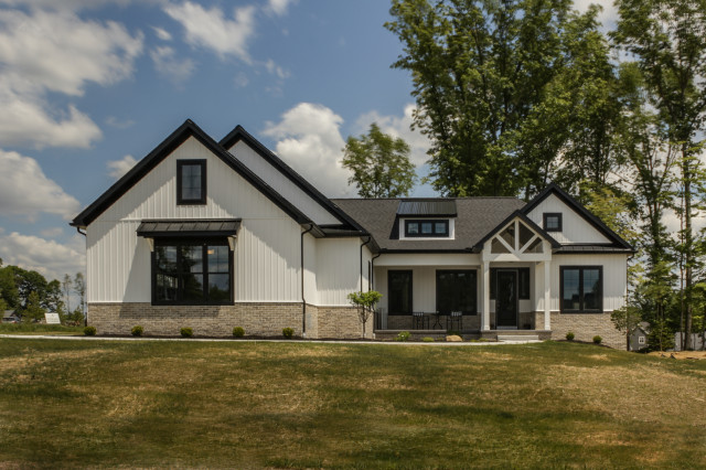 23 Stylish Modern Black and White Ranch Houses and Decors