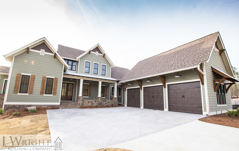 Blackridge New Custom Home, Hoover, AL Farmhouse Exterior