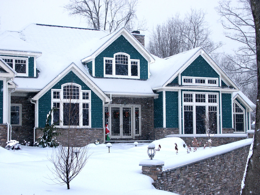 Blue & Stone - Traditional - Exterior - Other - by Campbell's ...