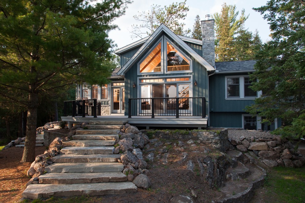 Blue Cottage Waterfront - Rustic - Exterior - Toronto - by User | Houzz