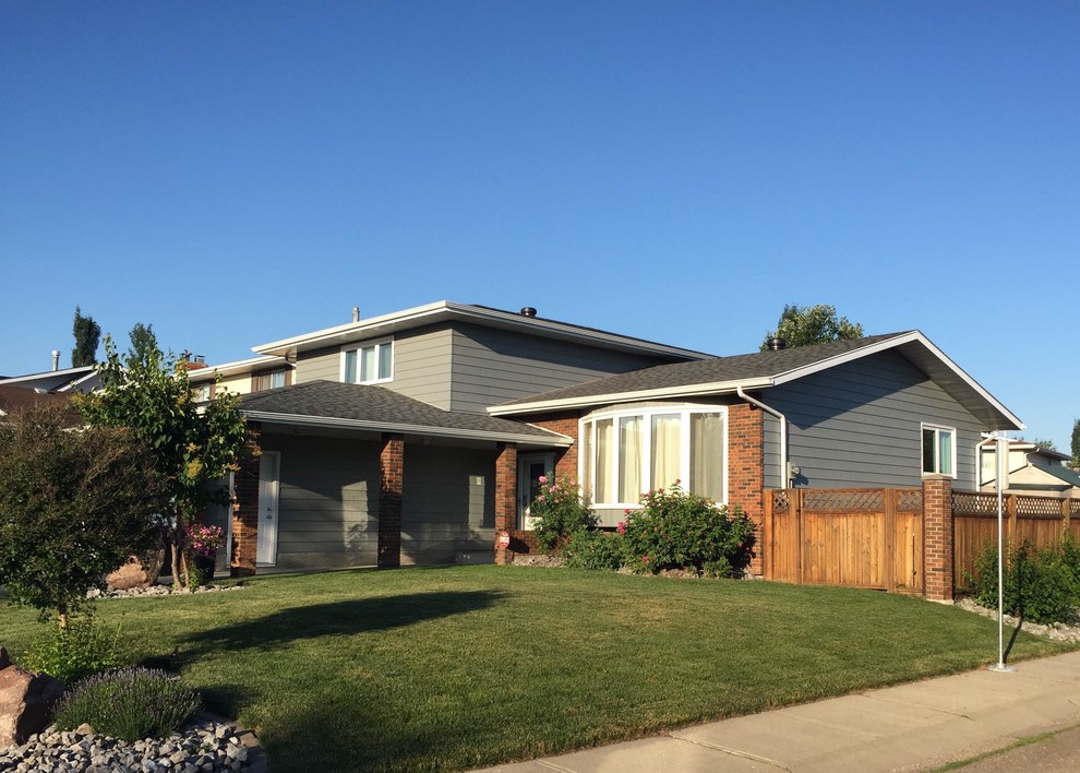 Blue Quill Residence Exterior Paint Exterior Edmonton by