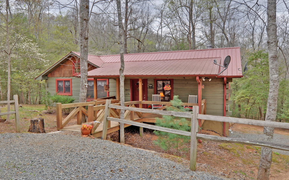Blue Ridge Vacation Rental Cabins Farmhouse Exterior Atlanta by Envision  Houzz
