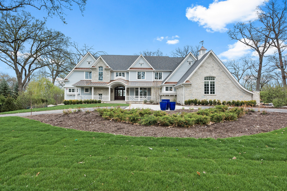 Bluegrass Beauty Transitional Exterior Chicago by A. Perry Homes Houzz