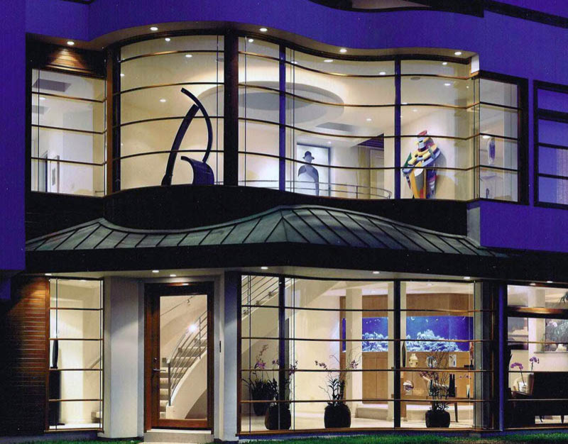 Blumenthal Entry Contemporary Exterior Los Angeles by Kollin