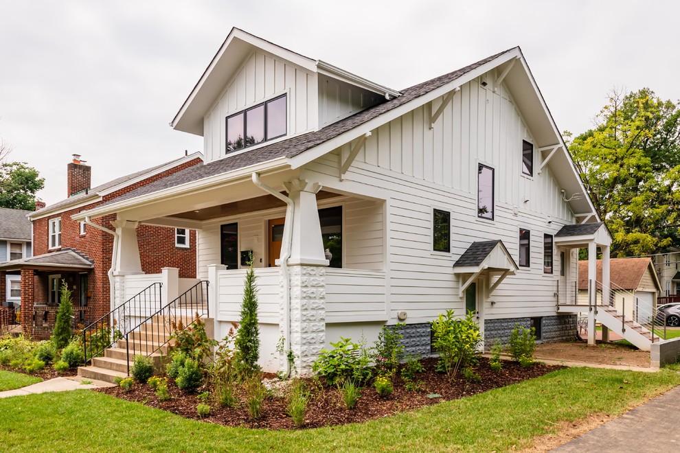 Boards, Battens and Bungalows Farmhouse Exterior DC Metro by