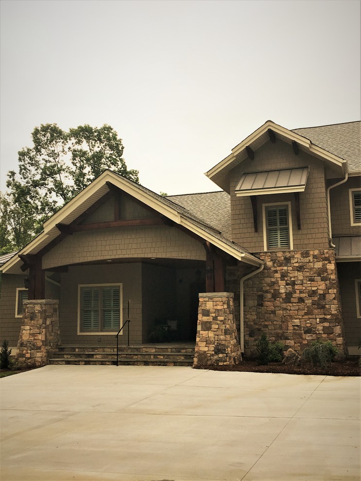 Bob Timberlake Outdoors Veneer Catawba Rustic House Exterior