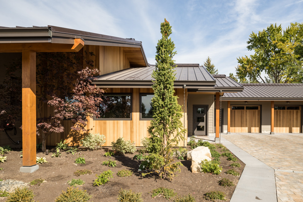 Boise Foothills Remodel Midcentury Exterior Boise by Gravitas