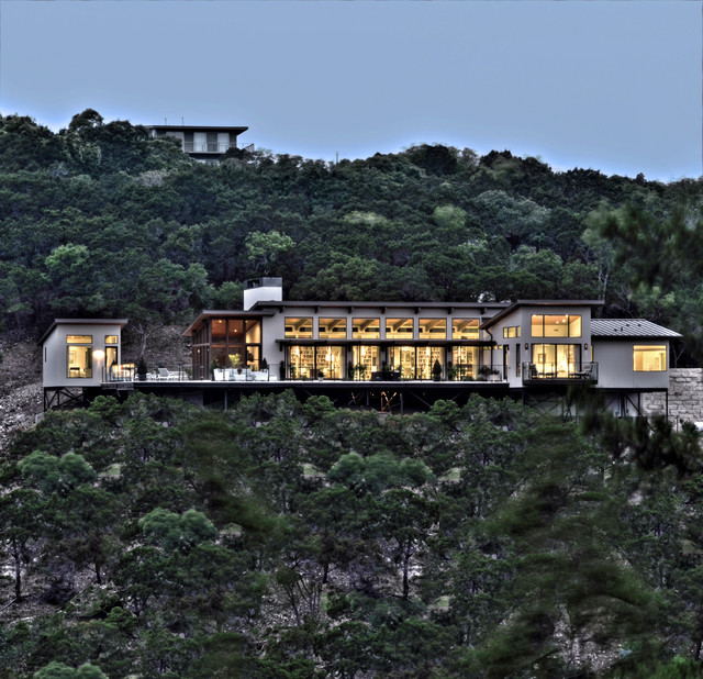 Bookhouse Residence Contemporary Exterior Austin By Cornerstone Architects Houzz Au 6833