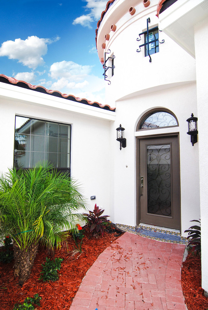 Bougainvillea Mediterranean Exterior Austin by Cantu