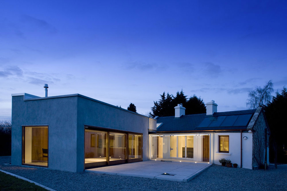 This is an example of a contemporary house exterior in Dublin.
