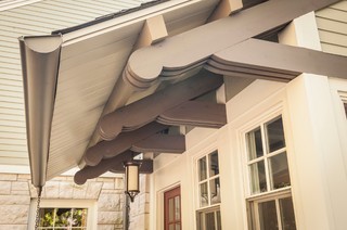 Brackets and Roof Overhang - Farmhouse - Exterior - Indianapolis - by