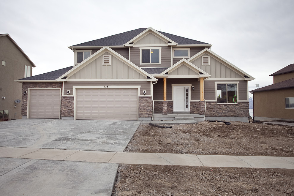 Breckenridge Plan Stillwater Model Home Traditional Exterior