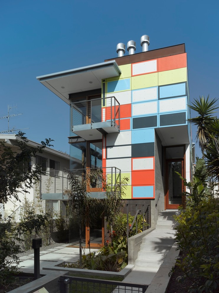 Dreistöckiges Modernes Haus in Los Angeles