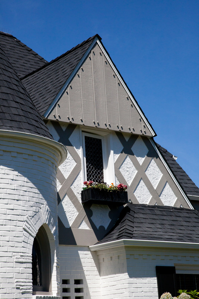 Briarcliff Tudor Exterior Exterior Seattle by Excel Home Painting