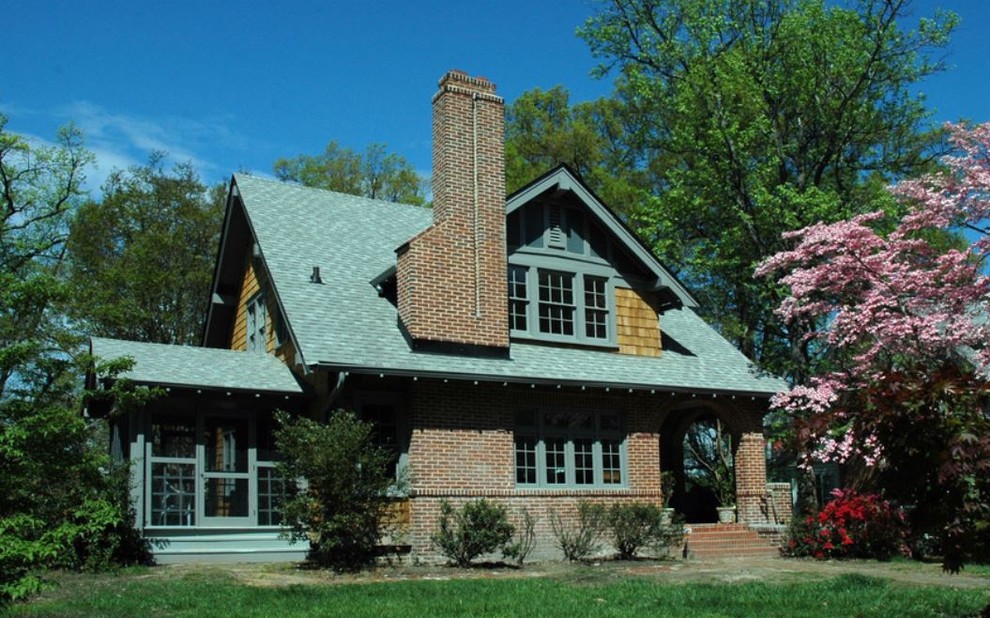 Brick Craftsman Bungalow - Elements Design Build Greenville SC - House ...