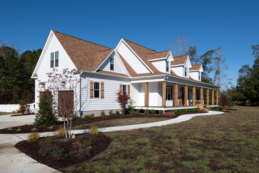 Brittwood Custom Home Farmhouse Exterior Other by KCG Luxury