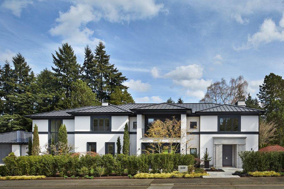 Inspiration for a classic house exterior in Seattle.
