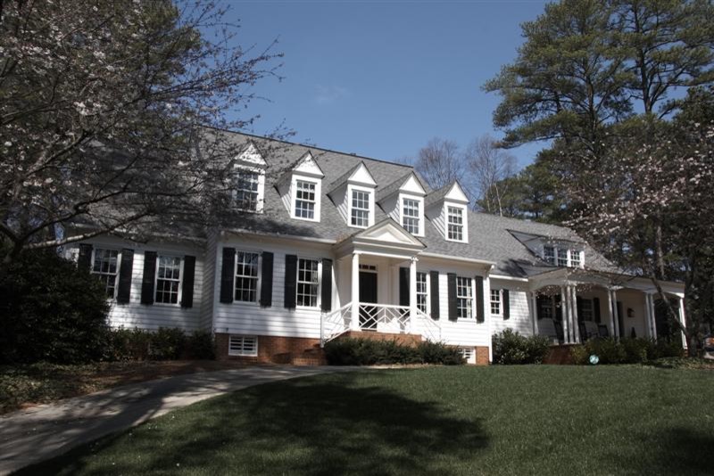 Brookhaven Colonial Traditional House Exterior Atlanta by