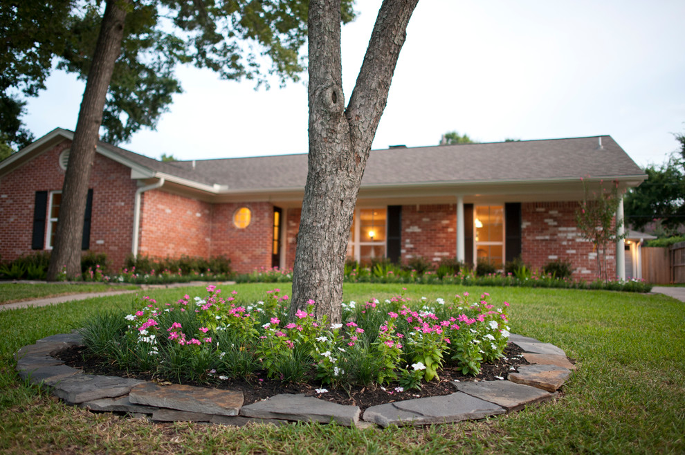 Brookmere Traditional Exterior Houston by Crafted Custom Homes + Renovations Houzz