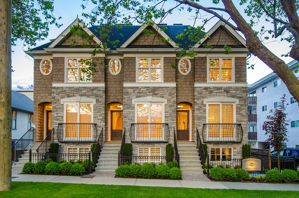 Inspiration for a classic house exterior in Vancouver.