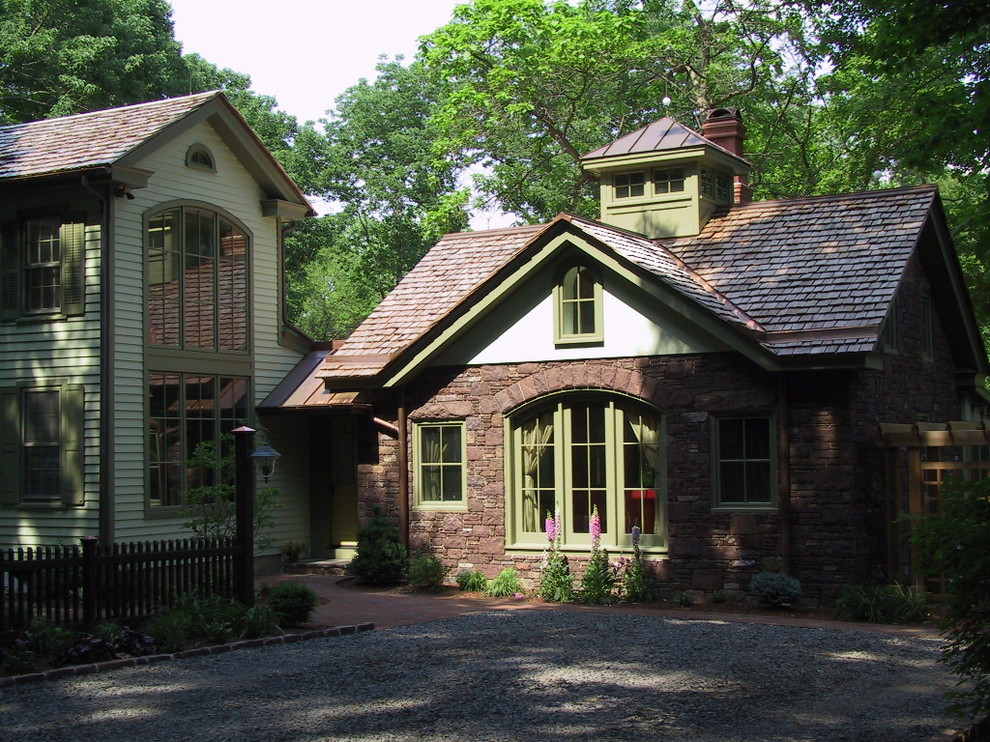 Bucks County Farmhouse Farmhouse Exterior New York by Eclectic