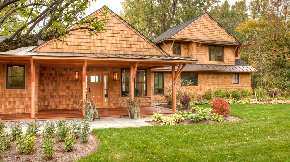 Burlington Vermont Lakefront House Rustic Exterior Burlington