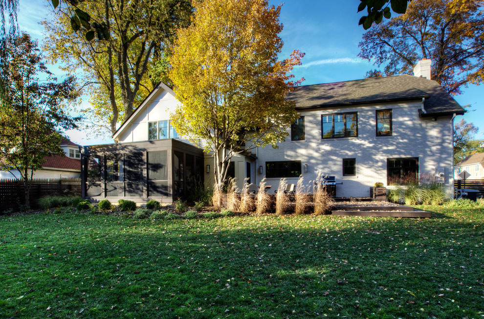 ButlerTarkington Modern Tudor Craftsman Exterior Indianapolis by HAUS Architecture