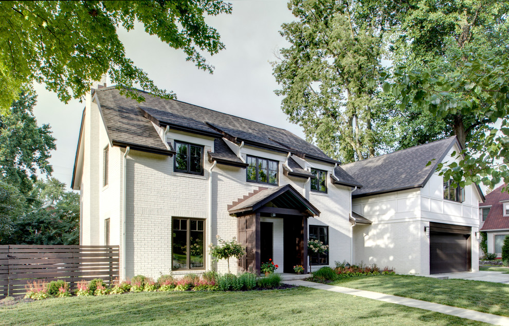 ButlerTarkington Modern Tudor Craftsman Exterior Indianapolis by WERK Building Modern