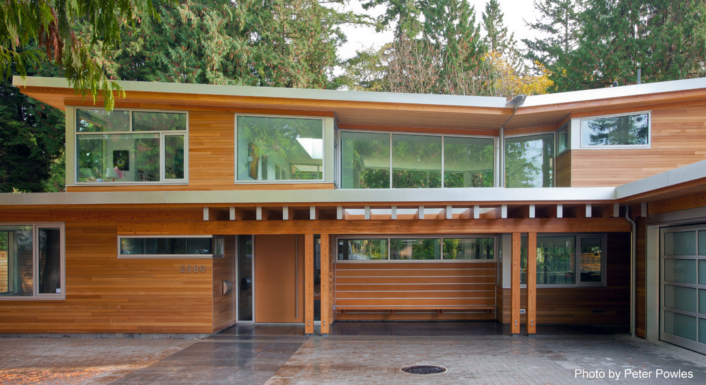 Butterfly House Contemporary Exterior Vancouver by Vallely