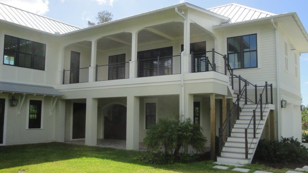 Cable Railing - Beach Style - Exterior - Tampa - by Mullet's Aluminum ...