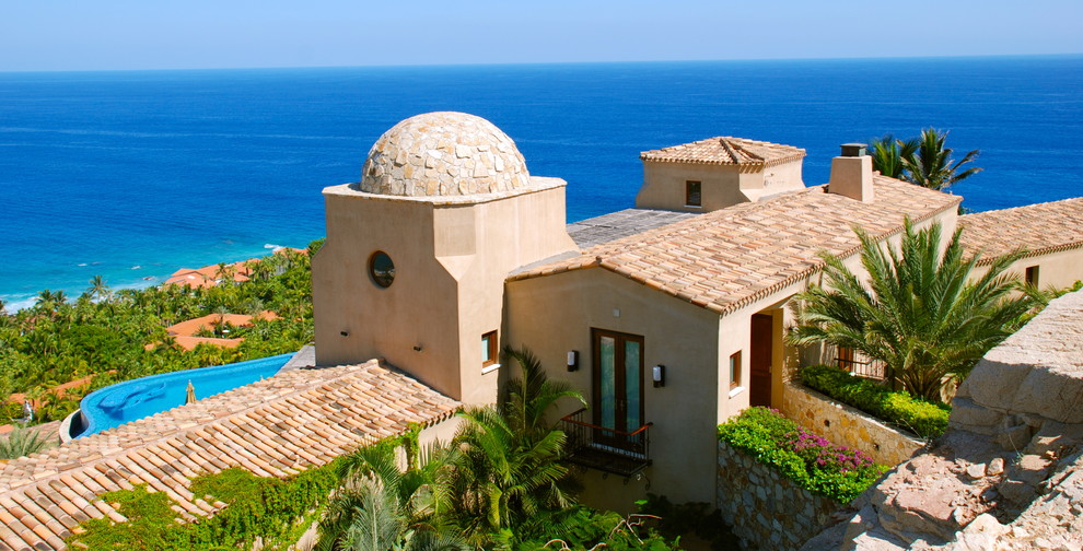 Mediterranean exterior home idea in Other