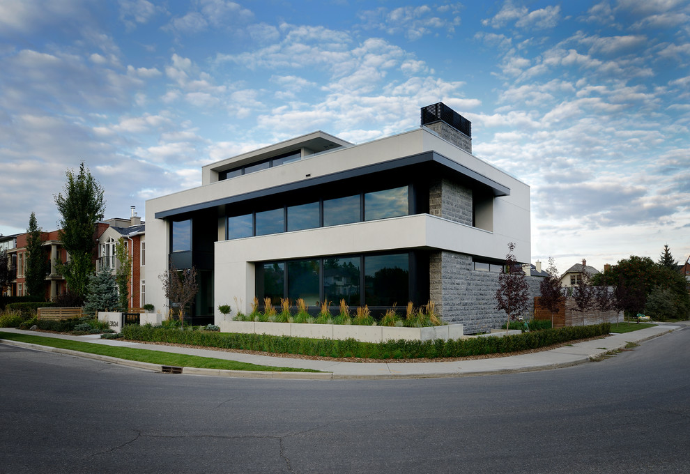 Calgary Hilltop Modern Residence Modern Exterior Calgary by