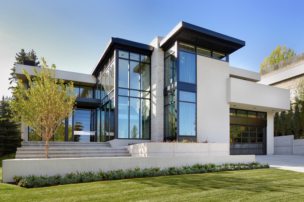 Calgary Inner City Modern Home - Modern - Exterior - Calgary - by ...