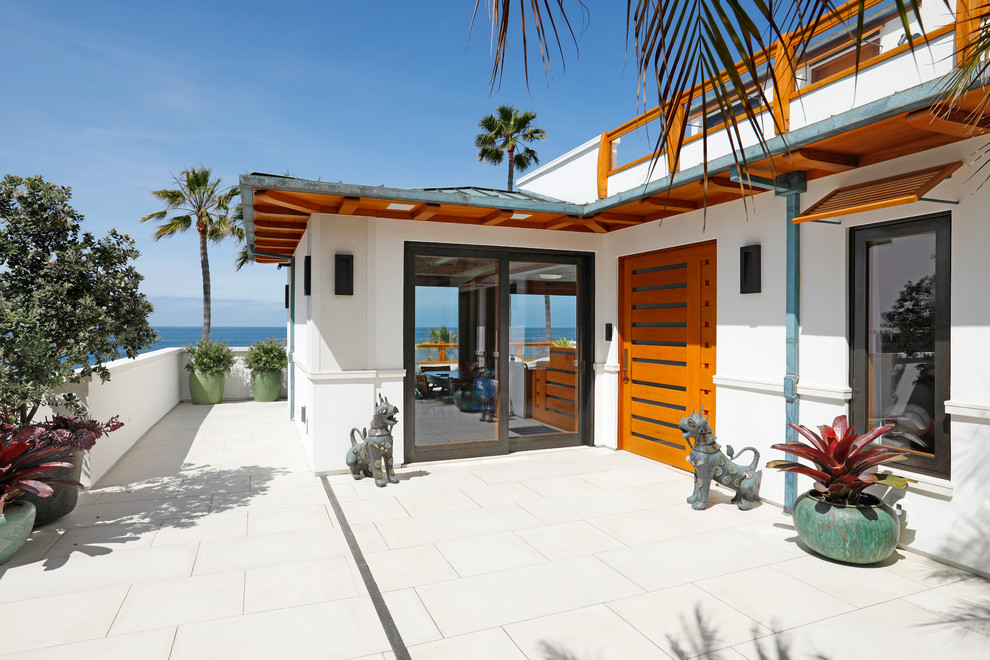 California Coastal Mid Century Modern Home Build In Laguna Beach