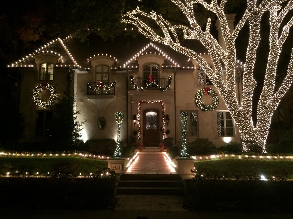 Call Us Today for Holiday Lighting Estimates Traditional Exterior