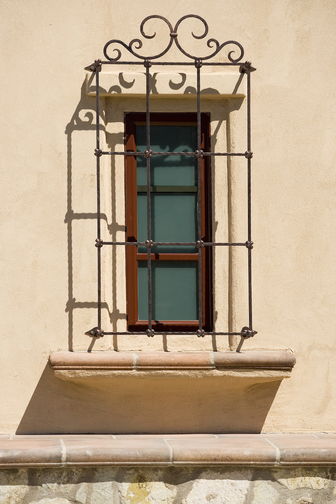 Esempio della facciata di una casa mediterranea