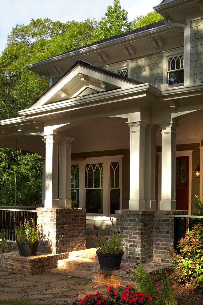 Inspiration for a classic house exterior in Atlanta.